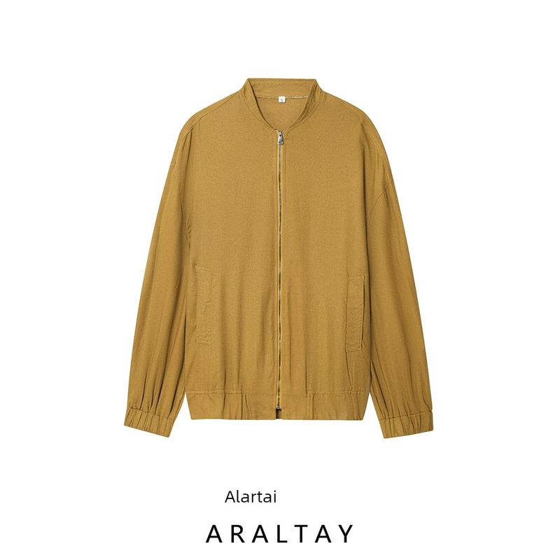 Araltay New Arrival Fashion Style Women's Clothing Fashion All-Match Casual Minimalist Linen Baggy Coat 8292491305