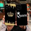 For Apple iPhone 17 16 15 11 Pro XS Max XR 6 7 8 Plus + SE 2020 5 16E Phone Cover Case Queen King Princess