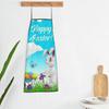 Happy Easter Cartoon Cute Bunny Apron Chef Cooking Baking Tablier Bib Kitchen Cleaning Pinafore for Women Men Gardening