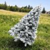 Artificial Flocked Christmas 60cm Indoor Outdoor Holiday Decor Xmas Tree Decoration Simulation Xmas Tree Ornament Festive Scene