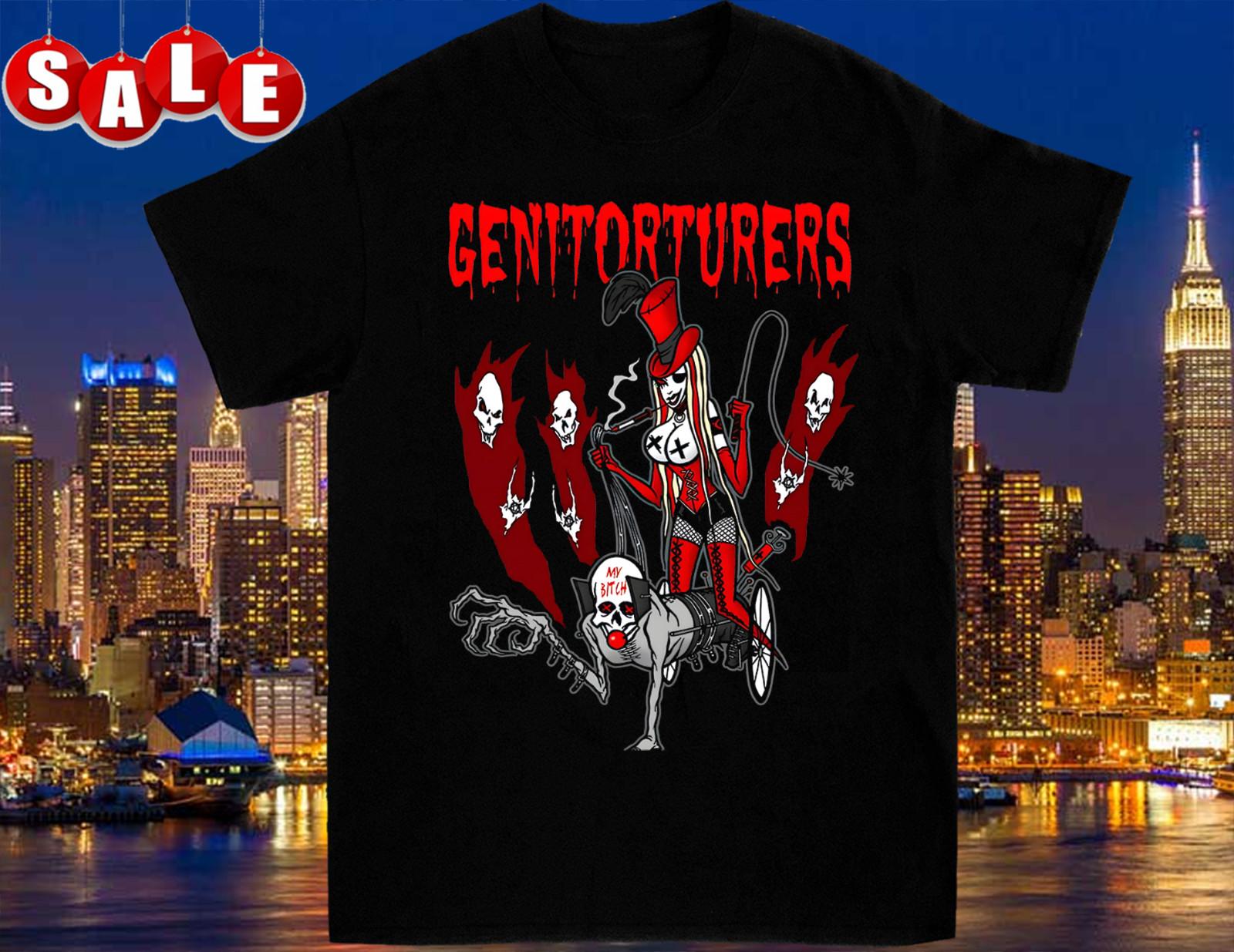 26 Vintage Genitorturers band T Shirt Black Cotton Men Size S-4XL TT3457 Unisex T-Shirt XL