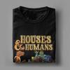 Funny Houses and Humans Funny Dungeons T-Shirt Men Crew Neck Cotton T Shirts  Short Sleeve Tees Summer Clothing