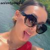 Oversized Irregular Sunglasses Women  Luxury Brand Designer Unique Polygon Sun Glasses for Men Fashion Big Frame Sunglass