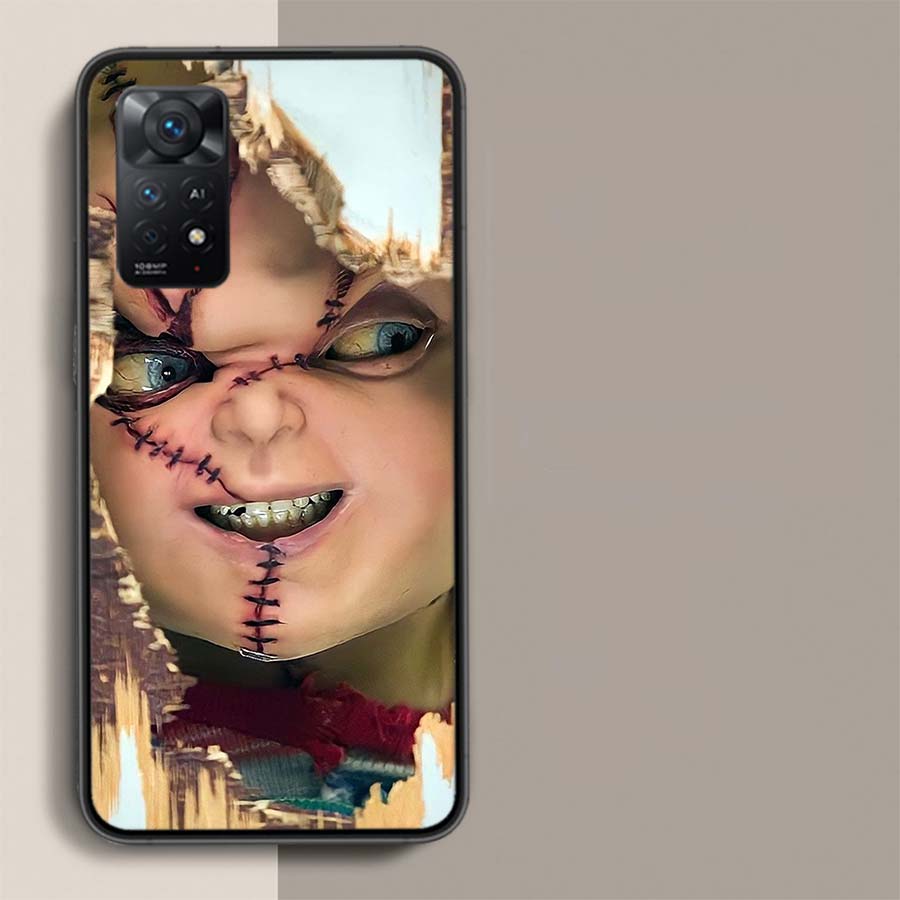 Chucky Doll Horror Movie Phone Case For Xiaomi Redmi Note 12 Pro Plus 5G 12S 11 11E 11T Pro 10 9 8 7 11S 10S 4G 9T 8T 9S Capa Co
