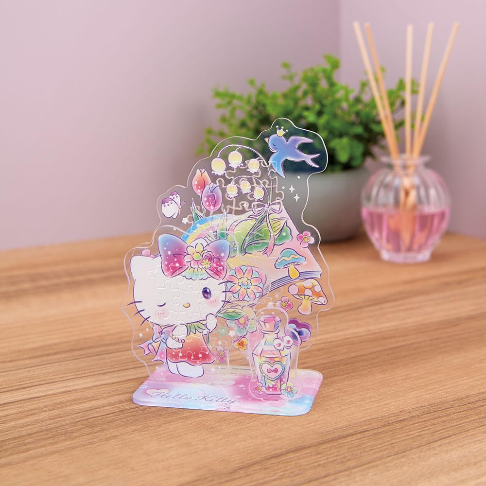 Puzzle x Acrylic Beverly 38 Pieces Acrylic Stand Pop Hello Kitty Fairy Tale [Jigsaw Stand]