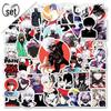 51 Tokyo Ghoul Anime Graffiti Wasserdichte Aufkleber für Laptop, Koffer und Auto