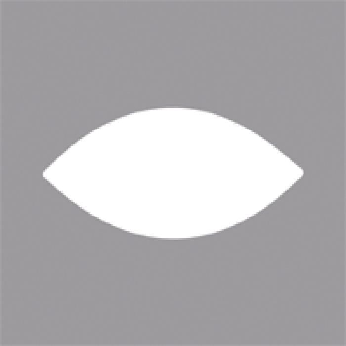 Perforatrice fantaisie: Ovale pointu, 5,08x2,54cm, Blister-LS 1pce.