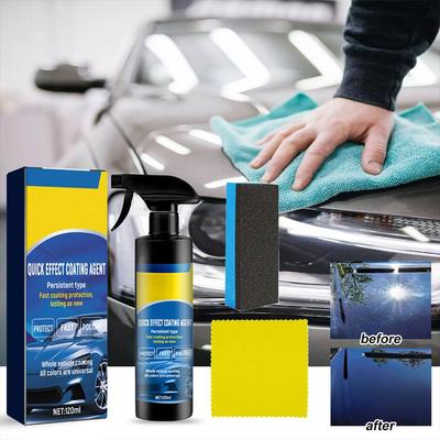 1/2 pz Agente Rivestimento Auto Rinnovamento Vernice Auto Brillantezza Rimozione Rivestimento Multifunzionale Spruzzo Auto Forniture Pulizia Auto Polvere P9E8
