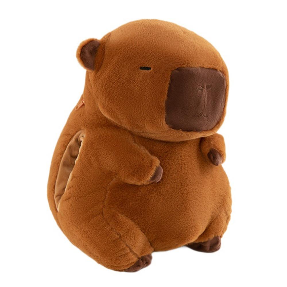 Soft Capybara Plush Hand Warmer Cartoon Capybara Plush Stuffed Doll  Children Toys