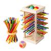 Parent Child Interactive Wooden Stick Children'S Two Person Battle Spatial Thinking Training Puzzle Toy