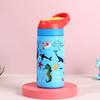 304 stainless steel vacuum thermos cup children's cartoon kettle portable straw bouncing cup