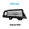 LHD RHD Piano Black Front Air Vents AC Outlet Panel Chrome For BMW 5 Series F10 F11 F18 520i 523i 525i 528i 535i