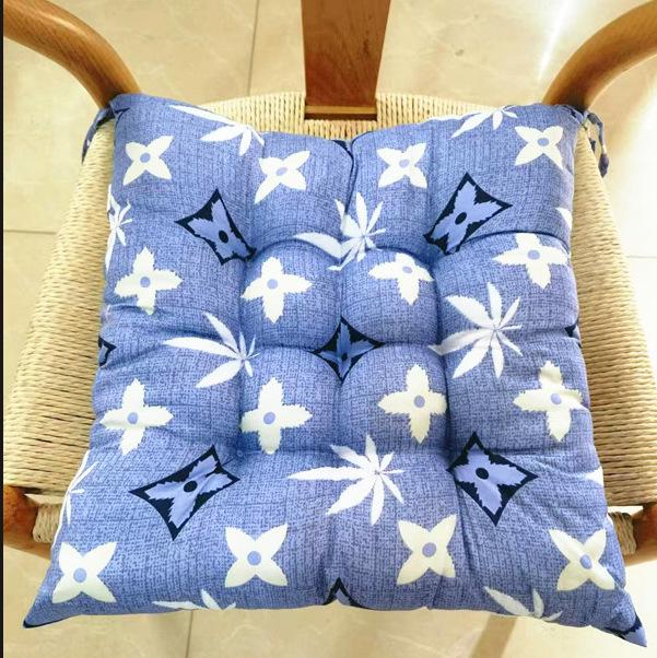 Thickened Printed Chair Seat Pad for Office, Student, or Dining Chairs