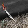 6 8 12 Pack 6.5 Inch Ultralight V Shaped Titanium Alloy Tent Stakes Windproof Outdoor Camping Hiking Tent Pegs Nails