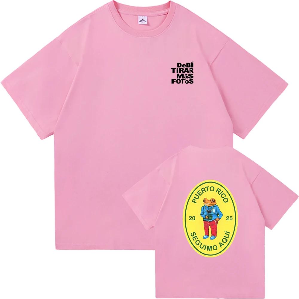 Bad Bunny DTMF World Tour 2025 T-shirt Damkläder Vintage Harajuku Högkvalitativa Kläder T-shirts för Fans Gåva