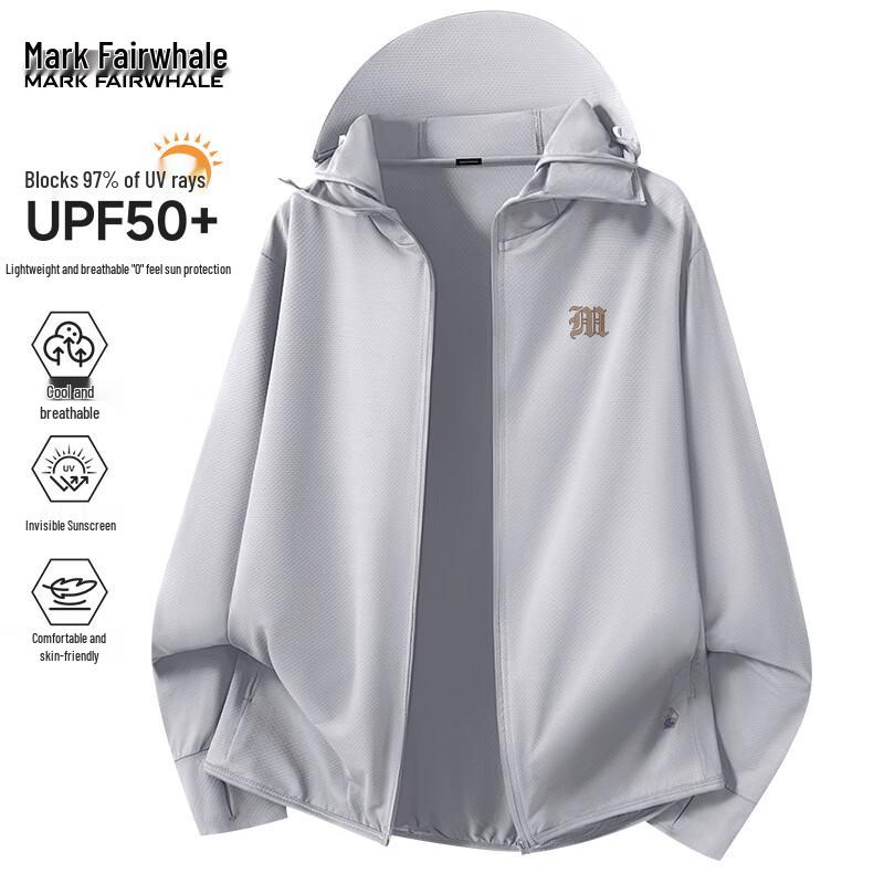 

Mark Fairwhale Men s American Retro Hooded Sun Protection Jacket 5XL