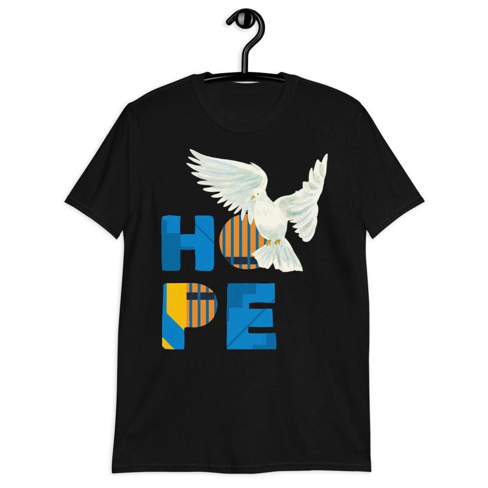 Hope For Ukraine White Dove Of Peace Classic Fit T-Shirt S