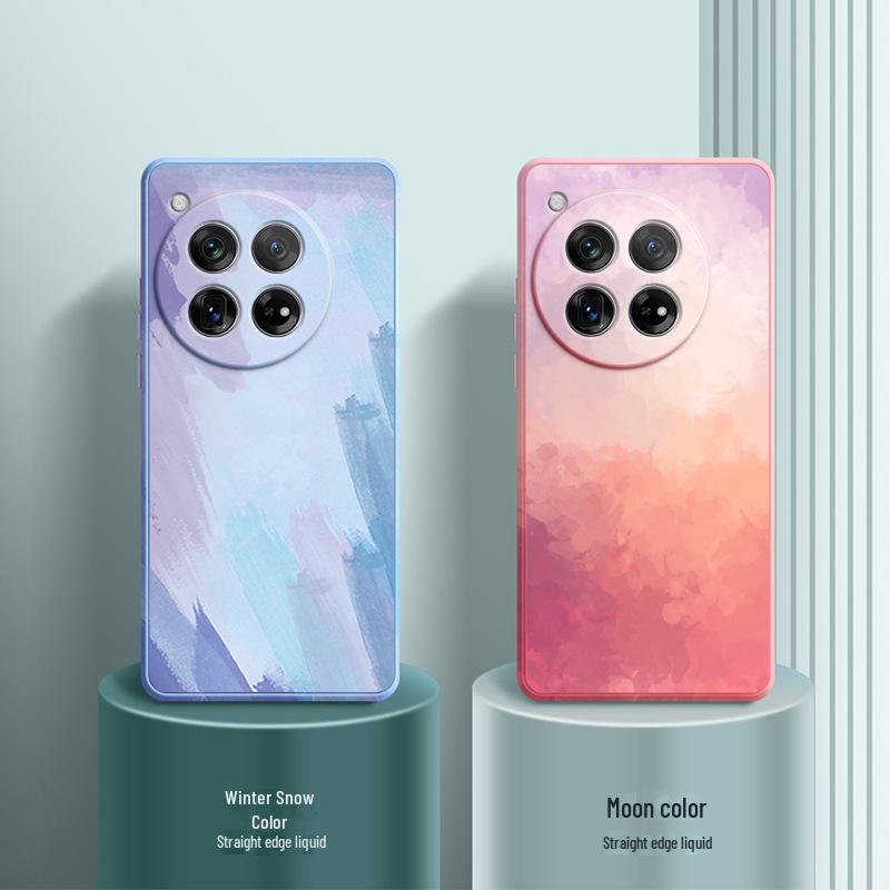 OnePlus 12 Silikonhülle - Weiche Flüssigabdeckung für OnePlus 11, Ace2Pro, 10Pro, 9RT, 8T, 7Pro