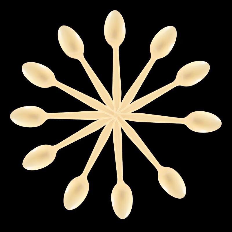 Jingqingfu Einweg-Plastiklöffel für Suppe