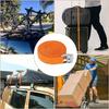 Runbod Cargo Tie-Down Straps, 2m, Packaging/Bicycle/Motorcycle Straps, 25mm Wide, Set of 8, Orange