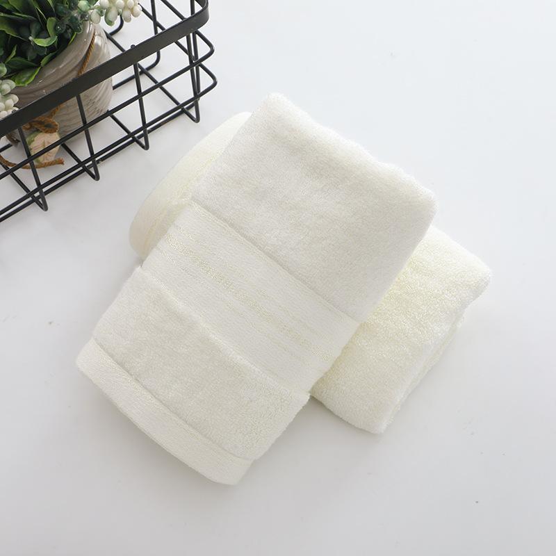 Luxury 100% Bamboo Bathroom Towels 34x74cm Hand Face Bath Towels Washcloths Hotel Home Daily Use Christmas Personalized Gift