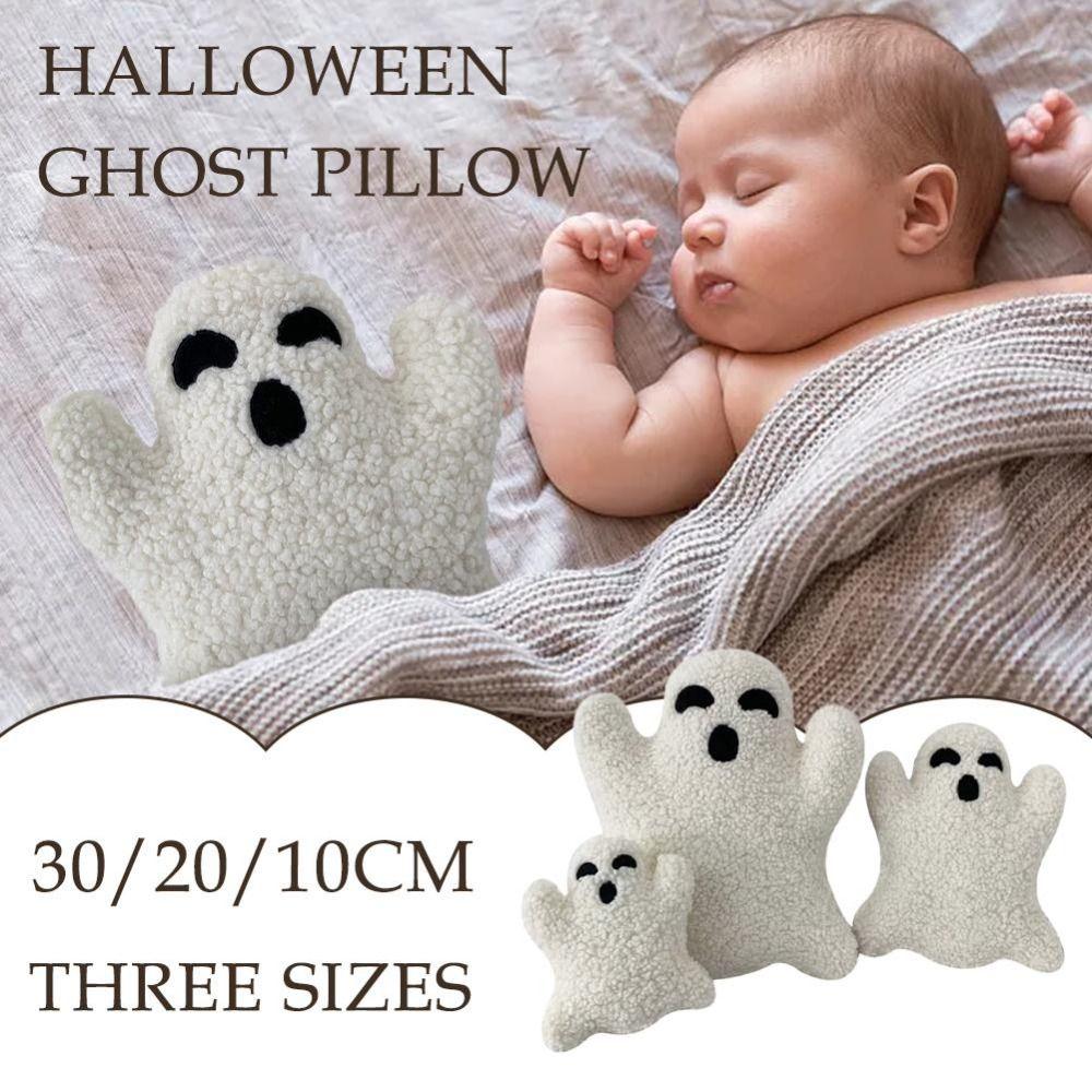 Ghost Halloween Ghost Throw Pillow Halloween Halloween Elf Ghost Plush Toy   Kids Gift