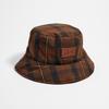 BIMBA Y LOLA [23FW] BIMBA Y LOLA Brown Check Cotton Bucket Hat B236AIH024BRB