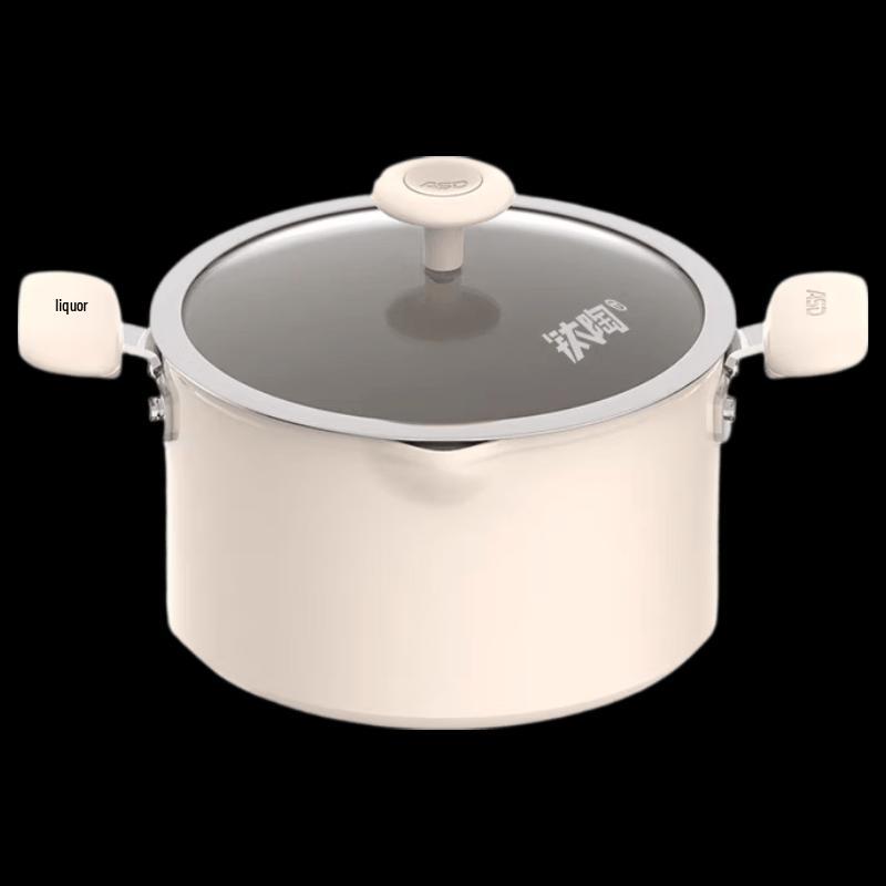 Aishida 22cm Titanium Ceramic Non-stick Multi-purpose Pot