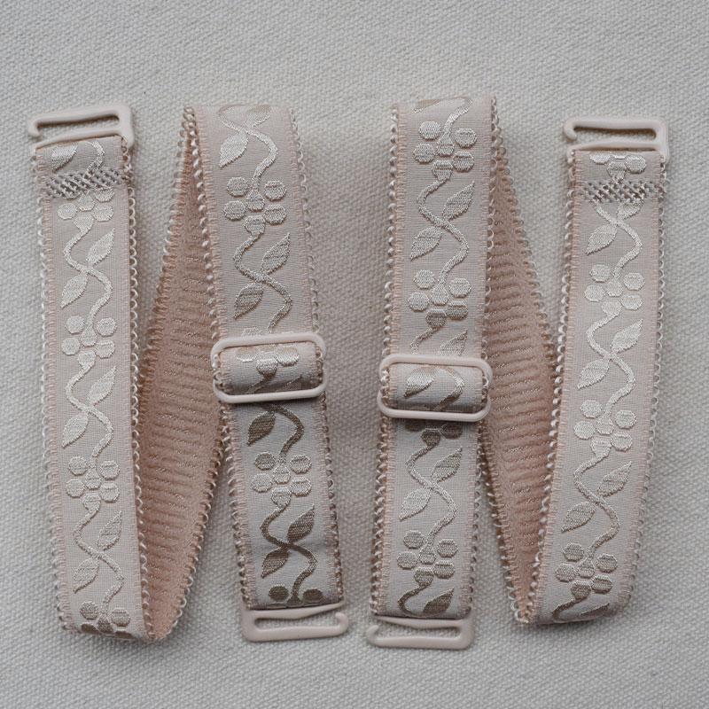 

Эластичный нижнее белье ярких цветов, кружевной эластичный ремень для бюстгальтера шириной 1,5 см, мягкий и удобный женский ремень для бюстгальтера Width1.5cm телесный