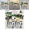 Moc Military Soldiers Building Blocks Figurines Set Plastic Toy With Weapon Accessories And Equipment Bag