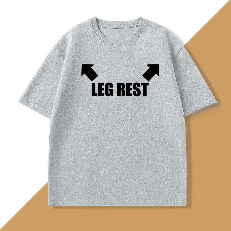 Maglietta Scherzo Poggiapiedi Uomo Donna Divertente Meme Maglietta Rilassante Manica Corta Stampata Abbigliamento Uomo Magliette Grafiche Top