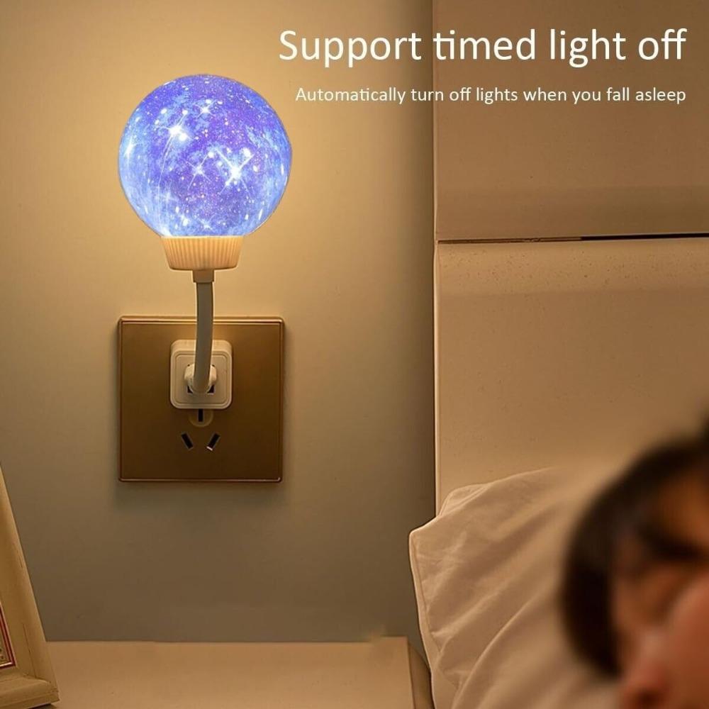 3 Lighting Modes Smart Moon Lamp Can Be Timed Night Light Fashion Bedside Lamp