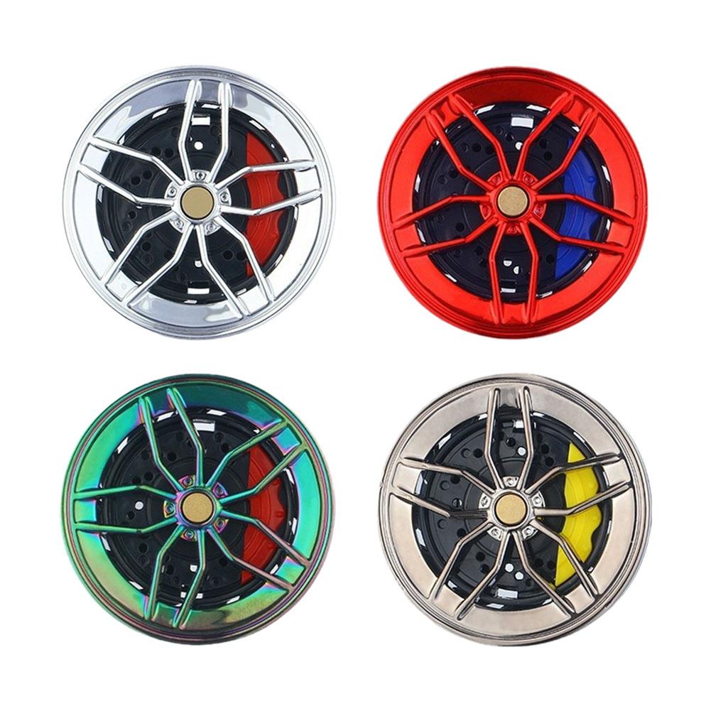 Creative Car Air Outlet Perfume Clip Rotatable Auto Wheel Hub Air Freshener Clip Auto Air Conditioning Vent Interior Decoration