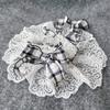 Pet Scarf: Dog Drool Bib with Bell and Bow Tie for Medium/Small Dogs and Cats