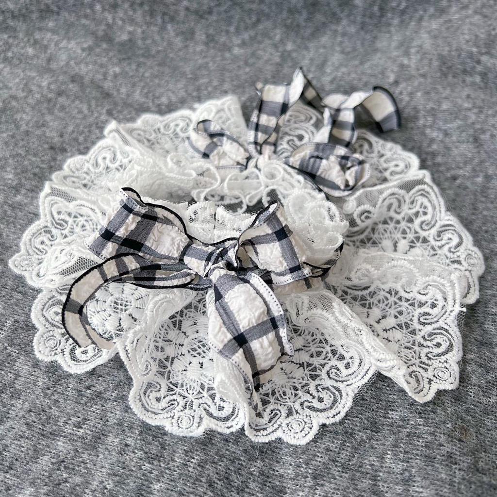 Pet Scarf: Dog Drool Bib with Bell and Bow Tie for Medium/Small Dogs and Cats
