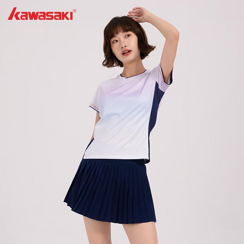 KAWASAKI Women s B2977 Quick-Dry Badminton T-Shirt L