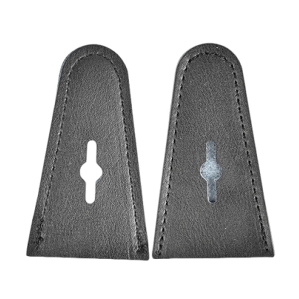 

Leather Bow Tip Protector Bow Limbs Tip Cover Protective Bow Limb Guard Archery Bow Limb Tip Protector for Outdoor Hunting чорний
