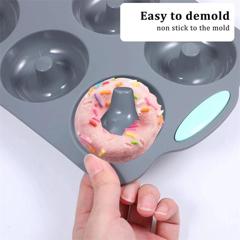 Kitchen Silicone Baking Loaf Pans Non-Stick Cake Pan Bakeware for Oven Silicone Molds for Cupcakes Donuts Muffin