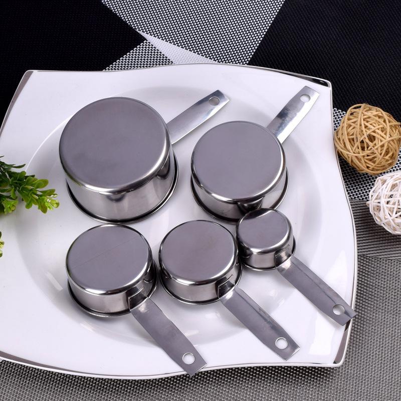 5Pcs Durable Stainless Steel Measuring Spoons Cups Set Kitchen Baking Tools