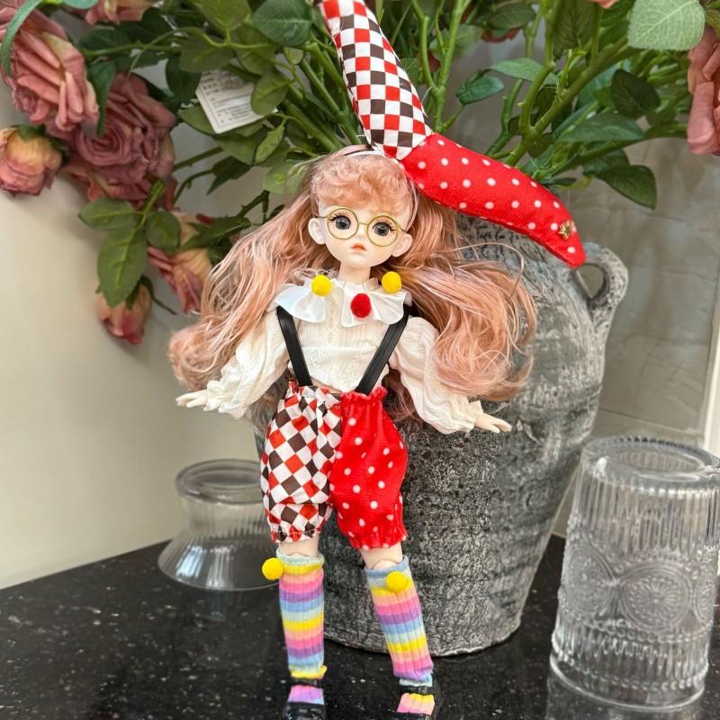 30cm Artistic BJD Doll Set With Custom Outfit - 1/6 Scale Collectible Fashion Girls Ages 7-14