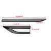 Car Stainless Steel SUV Body Front Door Side Fender Trim Emblem Sticker Cover Accessories Badge Strip Stripe Decal Decor