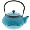 Cast Iron Kettle Blue 1.5 L Infuser With Strainer For Herbal Tea