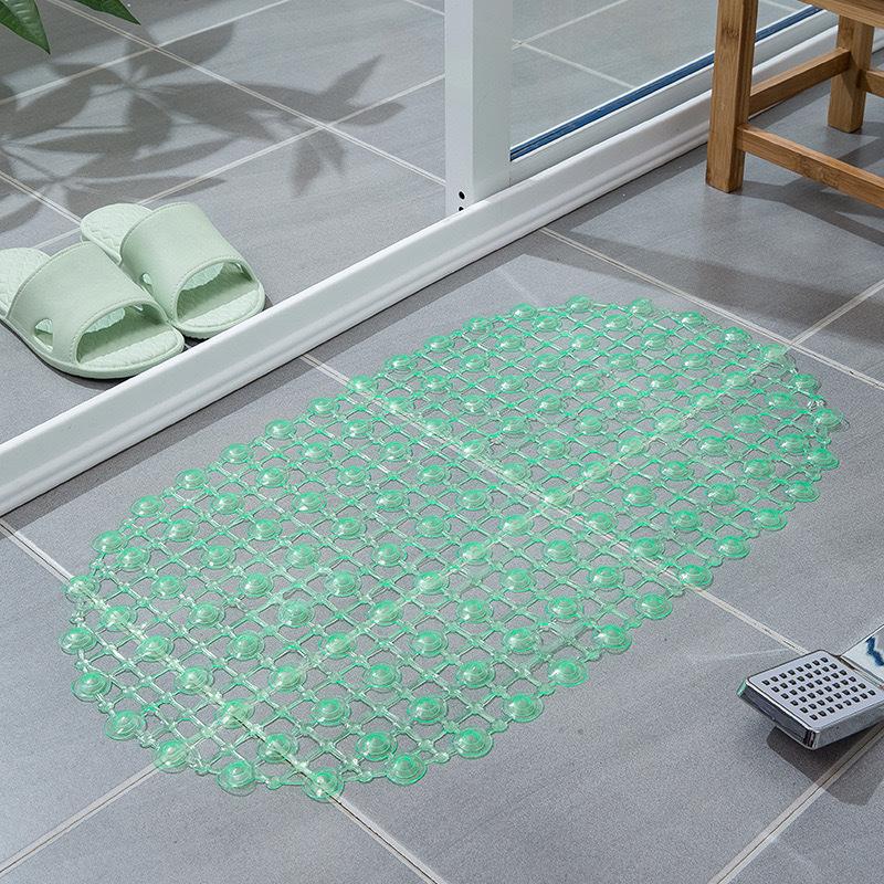 1PC PVC Anti-skid Bath Mats Soft Shower Mat Massage Mat with Suction Cup Non-slip Bathtu Bath Mat Bathroom Accessories Hot