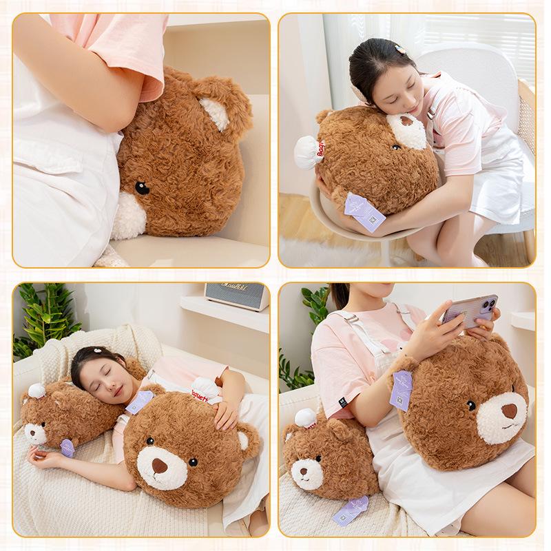 Popular Bear Series Swiss Roll Cake Dolls - Cute and Creative Birthday Gift Bear Hug Pillow Cushion