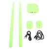 Electric Air Drum Set Portable 3D Motion Sensing RGB Virtual Drum Kit with Drumsticks Pedals