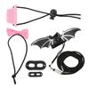 Reptilien Geschirr und Leine Verstellbares Eidechsen Zugseil Hut Fliege Set für kleine Haustiere(Rosa Hut Set Leine S)