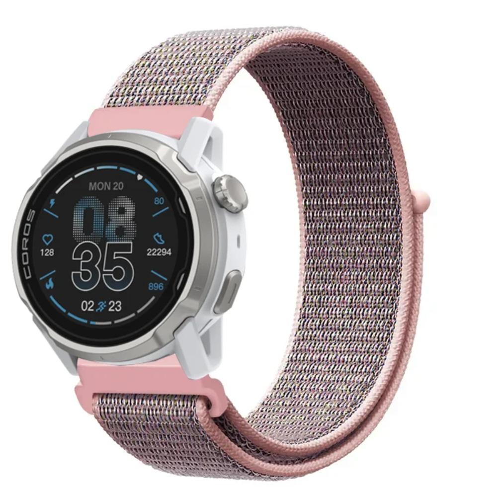 20mm 22mm Nylon Band voor COROS PACE 4 3 2/APEX 4 42mm/2 Pro Comfortabele Polsband voor Suunto Vertical 2 Race 2-S/Run/Ocean Band