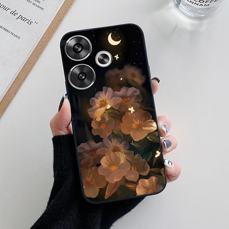 For Coque Poco M6 4G Case Soft Silicone Back Cases for Xiaomi Poco M6 4G Phone Cover PocoM6 POCO M 6 Full Protection Etui Funda