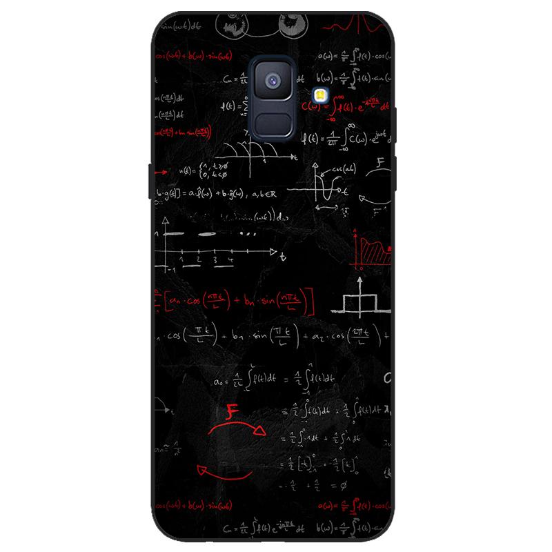 For Samsung Galaxy A6 2018 Silicone Case SIM SM A600 A600F Phone Case Tpu Case Coque Samsung Galaxy A62018 black