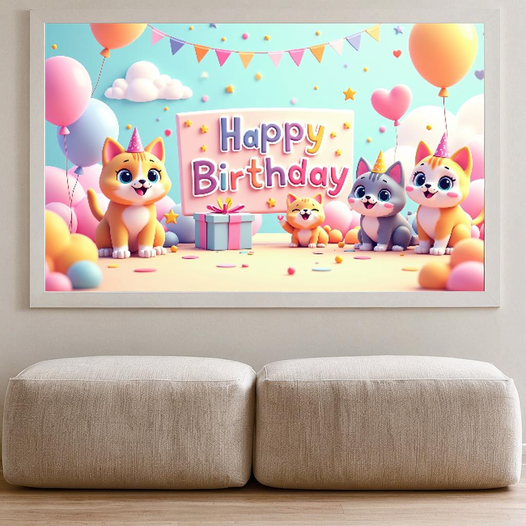 Party Backdrop Reusable Photo Prop  Shower Backdrop Large Animal Backdrop For Themed Party Kids’ Event Outdoor Gathering